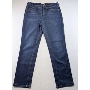 J. Jill Smooth Fit Slim Ankle Jeans  Women's Size 10 Blue